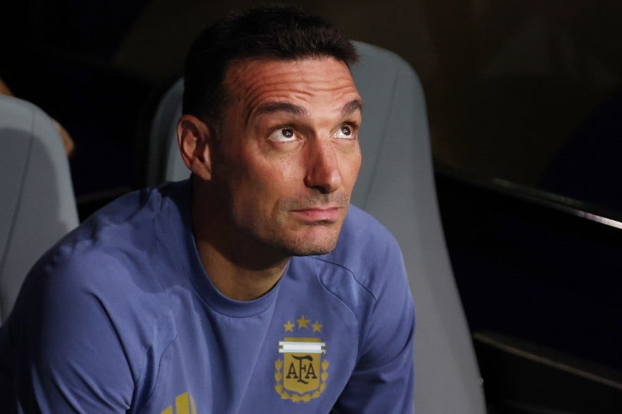 Soccer Football - FIFA World Cup 2026 - Group J - Jordan v Argentina - Dallas Stadium, Arlington, Texas, U.S. - June 27, 2026
Argentina coach Lionel Scaloni before the match IMAGN IMAGES via Reuters/Tim Heitman