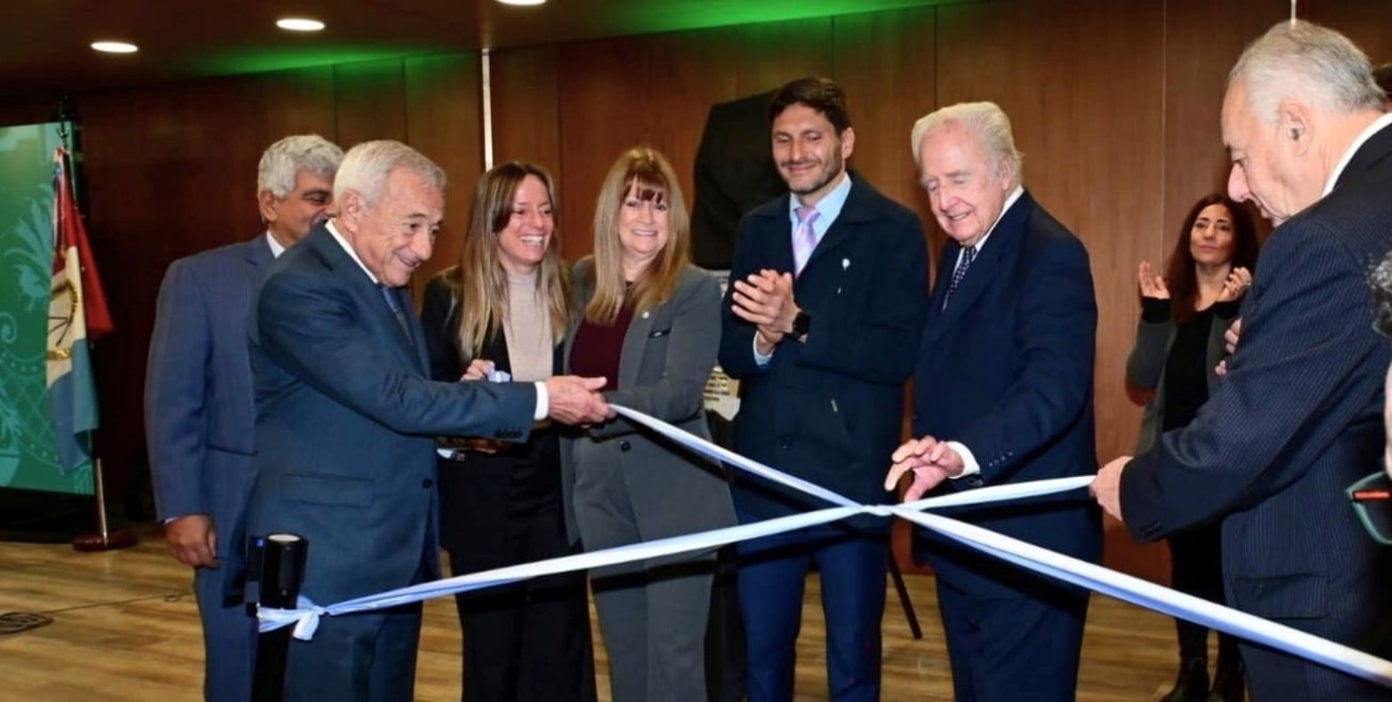 Pullaro y Gutiérrez encabezaron la inauguración del nuevo edificio judicial de Santa Fe. Foto. Flavio Raina