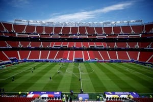 Soccer Football - FIFA World Cup 2026 - Round of 32 - United States v Bosnia and Herzegovina - San Francisco Bay Area Stadium, Santa Clara, California, U.S. - July 1, 2026
General view inside the stadium before the match REUTERS/Pedro Nunes