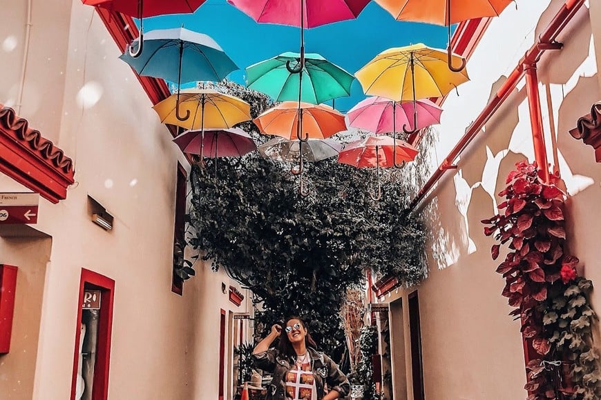 Una galería del clásico paseo de San Telmo, en Buenos Aires. Foto: Gentileza web (heyremly)