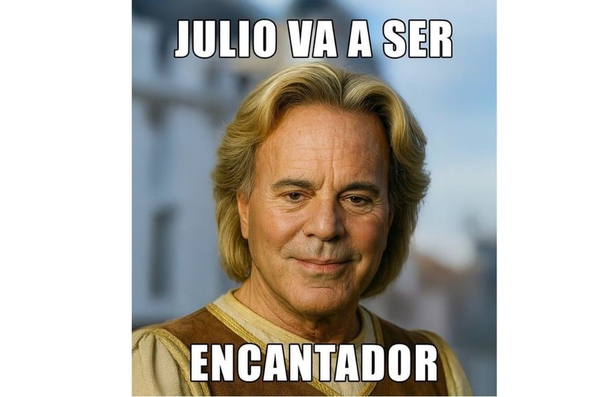 La imagen del cantante español se transformó en una tradición anual de las redes sociales.