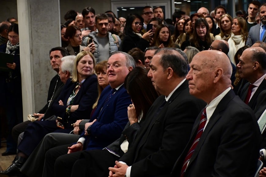 Declaraciones del senador Garibaldi y el intendente Poletti en la inauguración del nuevo edificio de Tribunales de Santa Fe