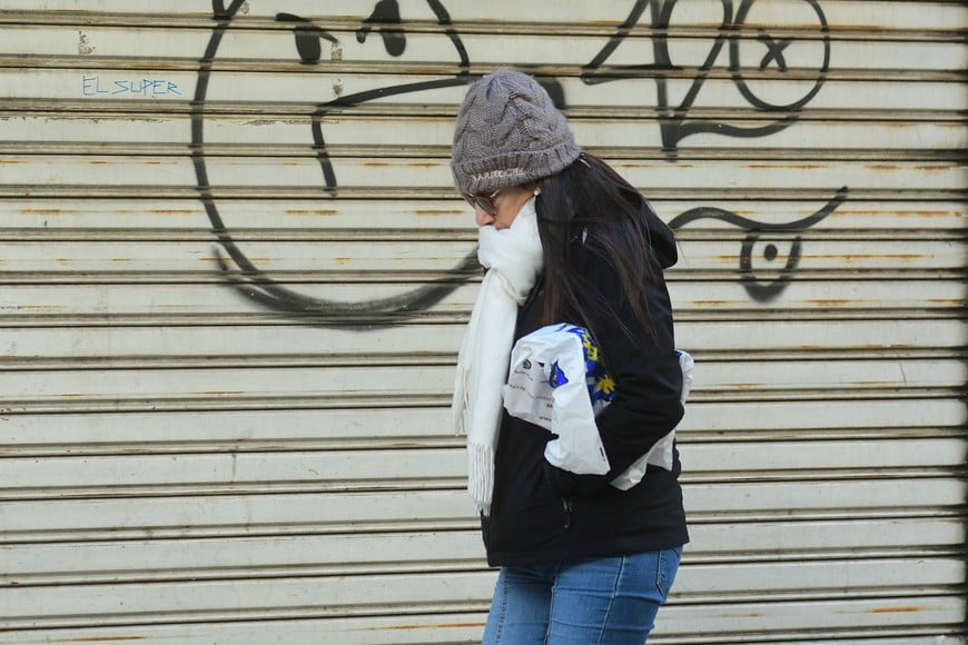 El ingreso de aire polar provoca un marcado descenso de las temperatura. Crédito: Guillermo Di Salvatore.
