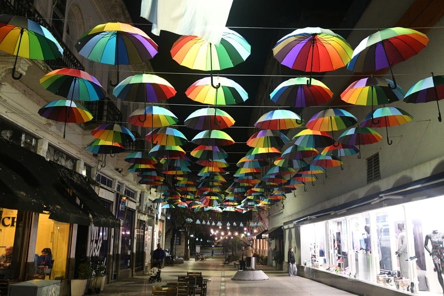 La intervención "superó las expectativas" de los comerciantes de la peatonal San Martín. Foto: Manuel Fabatía