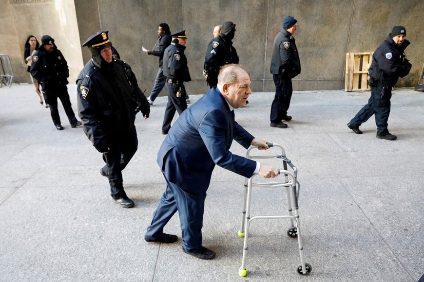 REUTERS PICTURES 40th ANNIVERSARY COLLECTION: Film producer Harvey Weinstein arrives at New York Criminal Court for his sexual assault trial in the Manhattan borough of New York City, New York, U.S., January 9, 2020. REUTERS/Brendan McDermid SEARCH "REUTERS PICTURES 40th ANNIVERSARY COLLECTION" FOR THIS PACKAGE
