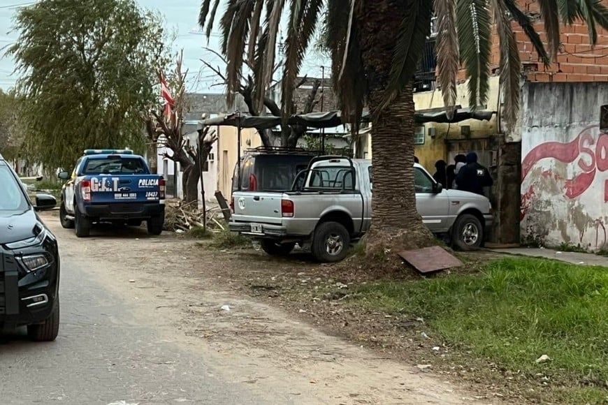 Allanamientos en Villa del Parque por el femicidio de Daiana Arber. Foto: Gentileza