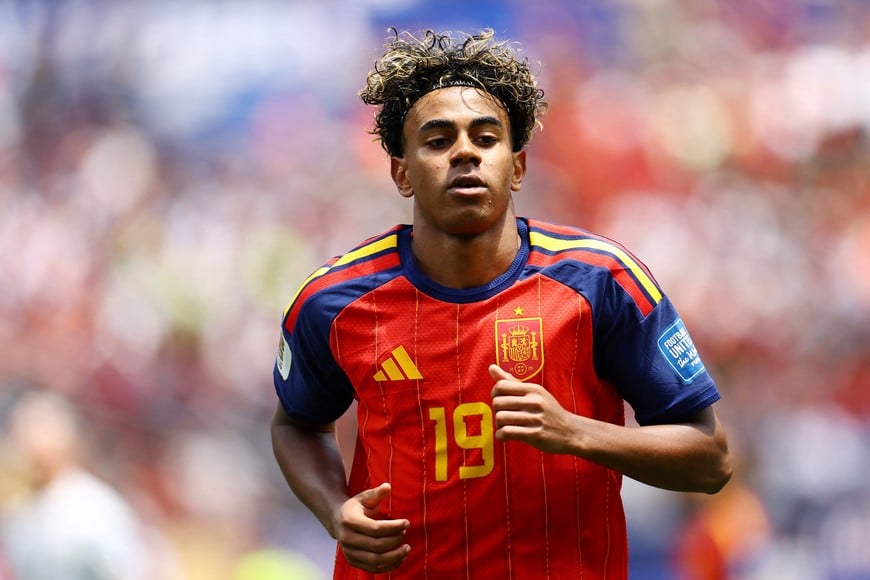 Soccer Football - FIFA World Cup 2026 - Round of 32 - Spain v Austria - Los Angeles Stadium, Inglewood, California, U.S. - July 2, 2026
Spain's Lamine Yamal REUTERS/Lisi Niesner