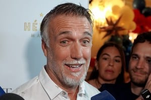 Gabriel Batistuta habló con El Litoral y otros medios en Miami.