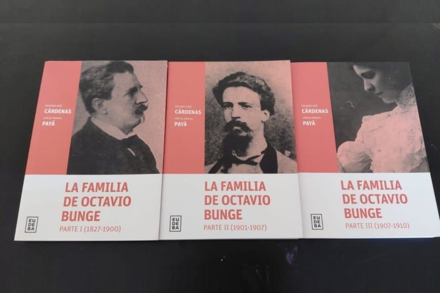 “La familia de Octavio Bunge”, investigación en tres tomos de  Eduardo José Cárdenas y Carlos Payá