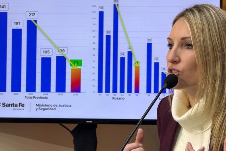 Virginia Coudannes: "la reducción fue del 67% respecto de igual período de 2023"