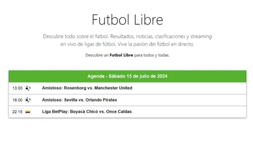 Fútbol Libre fue uno de los sitios bloqueados por emitir partidos del Mundial 2026 sin autorización.