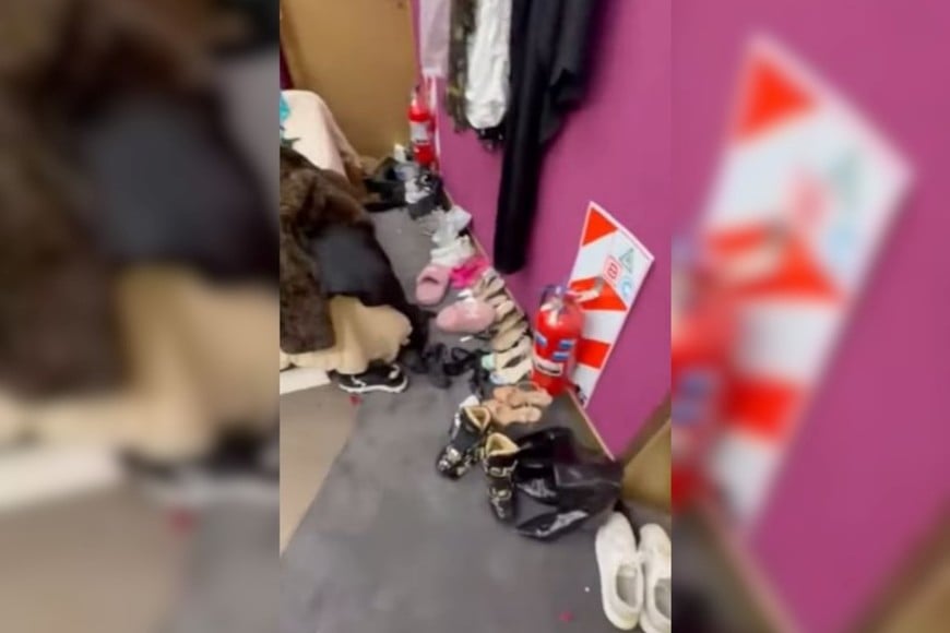 Del Moro dijo que una de las habitaciones estaba “más ordenadita” que la otra.