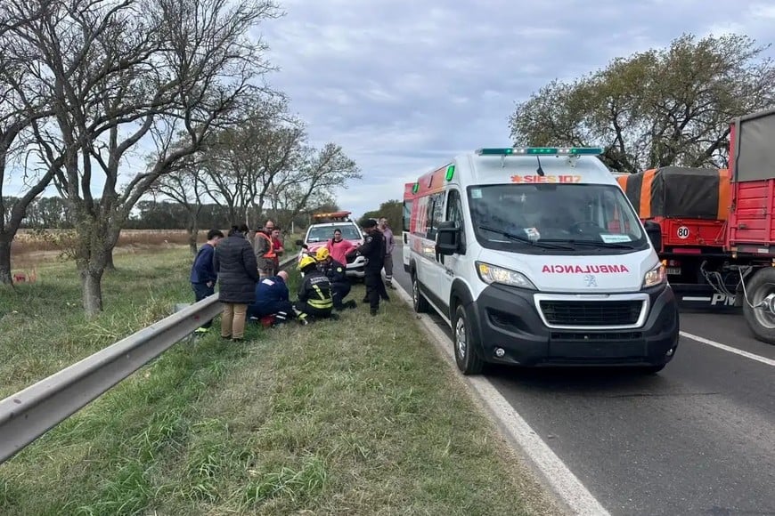 Casi un accidente por día en el tramo Pérez-General Villegas.