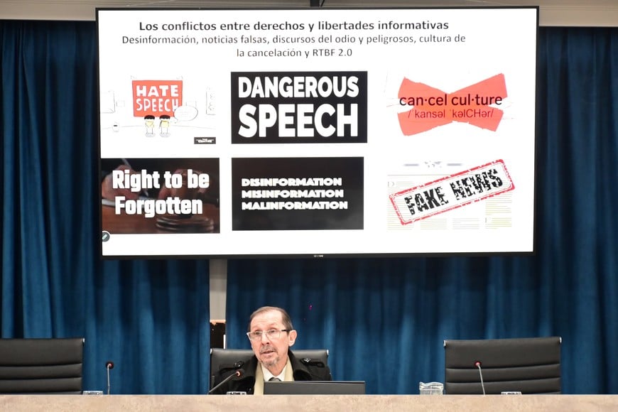 Oscar Puccinelli en el cierre del ciclo "Consecuencias Jurídicas de los Discursos de Odio. El rol del Estado".