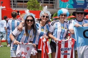 El Litoral en la previa de Argentina - Cabo Verde desde Miami. Foto: Fernando Nicola.
