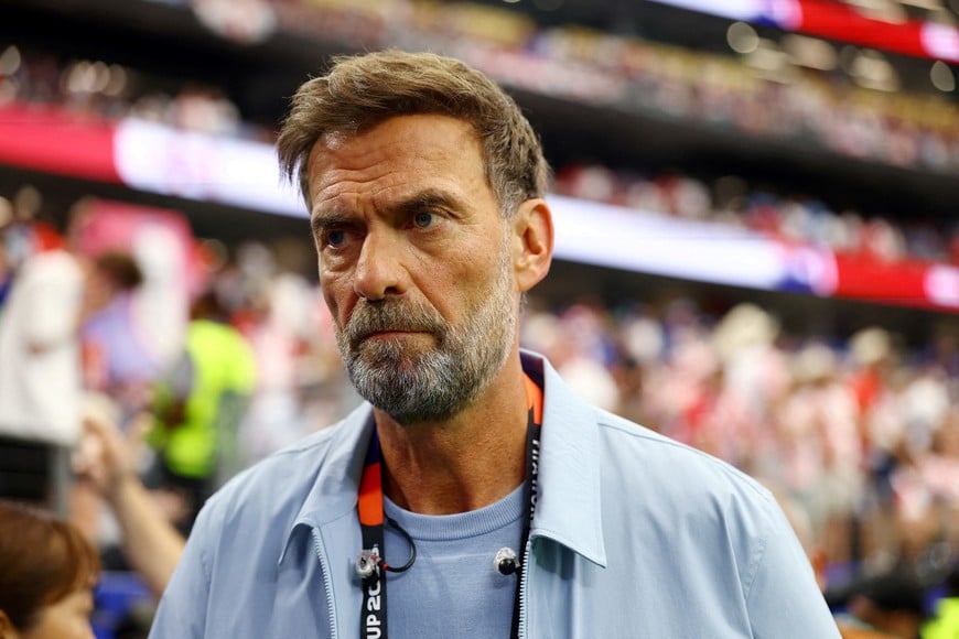 FILE PHOTO: Soccer Football - FIFA World Cup 2026 - Group L - England v Croatia - Dallas Stadium, Arlington, Texas, U.S. - June 17, 2026
Global Head of Soccer at Red Bull and TV pundit, Jurgen Klopp REUTERS/Hannah Mckay/File Photo