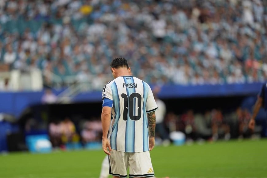 Messi contra Cabo Verde. Foto: Fernando Nicola