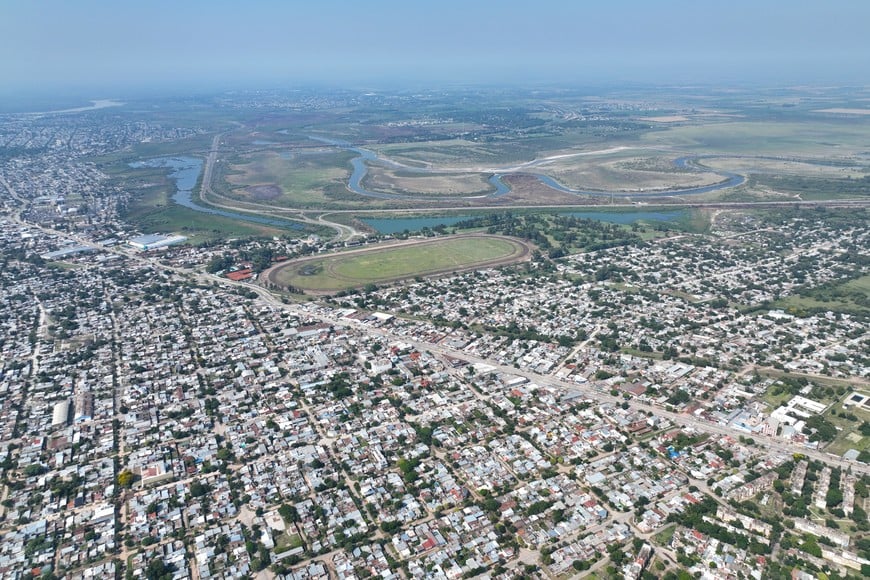 Imagen aérea de la ciudad de Santa Fe. Crédito: Fernando Nicola