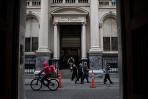 Banco Central de la República Argentina. Crédito: Xinhua/Martín Zabala