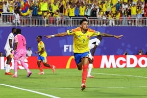 Colombia se impuso a Ghana por la mínima y clasificó. Crédito: REUTERS.