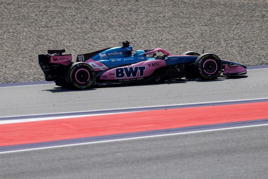 Formula One F1 - Austrian Grand Prix - Red Bull Ring, Spielberg, Austria - June 28, 2026
Alpine's Pierre Gasly in action during the race REUTERS/Lisa Leutner