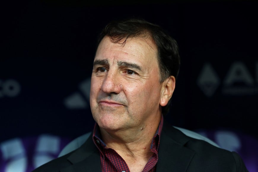 Soccer Football - FIFA World Cup 2026 - Round of 32 - Colombia v Ghana - Kansas City Stadium, Kansas City, Missouri, U.S. - July 3, 2026
Colombia coach Nestor Lorenzo before the match REUTERS/Bernadett Szabo