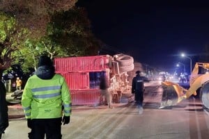 No hubo personas heridas, pero si la pérdida de algunos vacunos. Foto: Gentileza