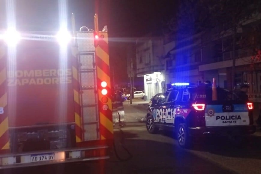El motociclista fue hospitalizado. Foto: El Litoral
