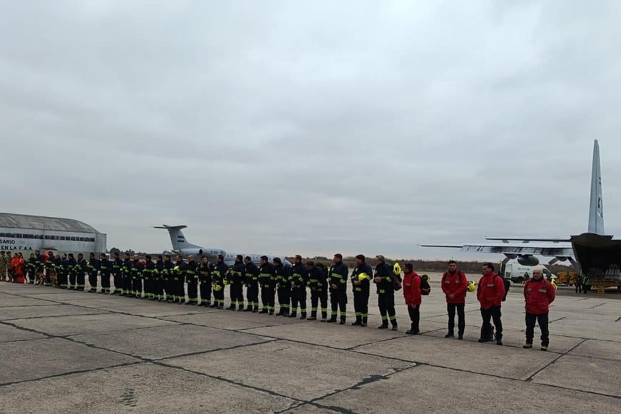 Los bomberos santafesinos asistirán en zonas afectadas por los terremotos. Foto: Gentileza.