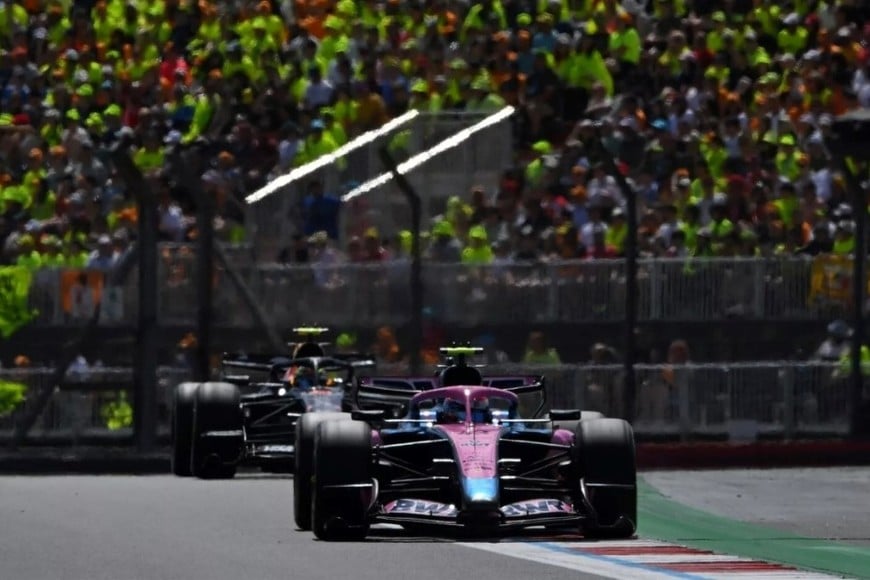 Colapinto en la pista de Silverstone