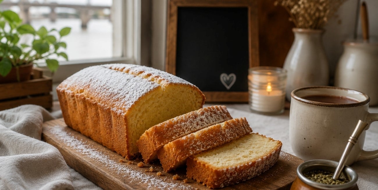 Domingo en Santa Fe: tarde dulce con un budín de vainilla casero