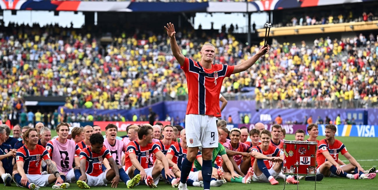 Con un doblete letal de Haaland, Noruega venció a Brasil y lo dejó afuera de la Copa del Mundo