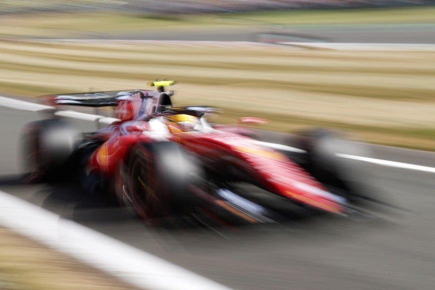 Formula One F1 - British Grand Prix - Silverstone Circuit, Silverstone, Britain - July 4, 2026
Ferrari's Lewis Hamilton during qualifying REUTERS/Andrew Boyers
