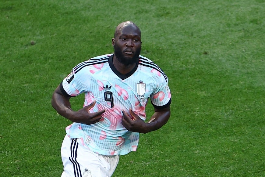 Soccer Football - FIFA World Cup 2026 - Round of 16 - United States v Belgium - Seattle Stadium, Seattle, Washington, U.S. - July 6, 2026
Belgium's Romelu Lukaku celebrates scoring their fourth goal REUTERS/Agustin Marcarian