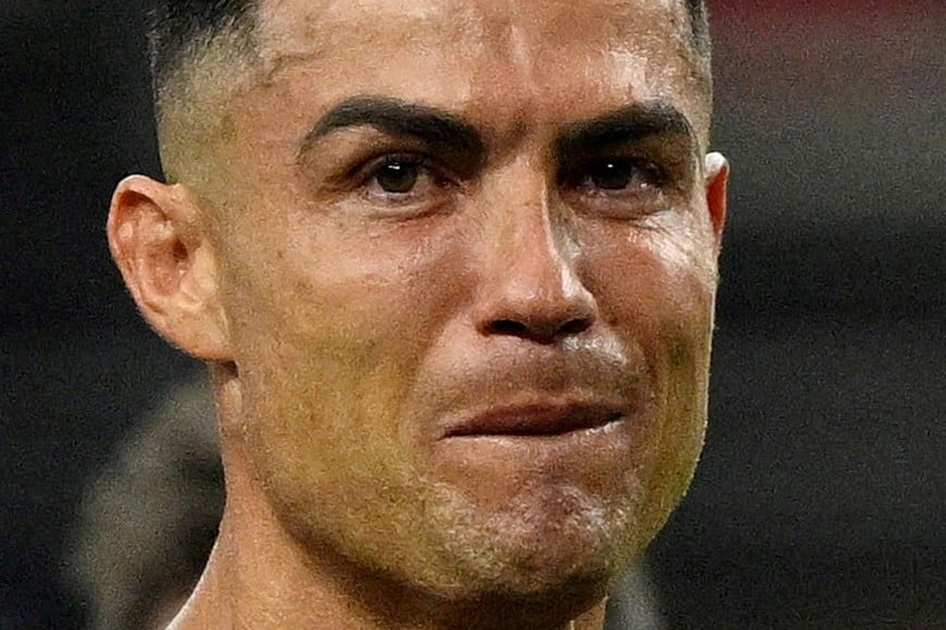 Soccer Football - FIFA World Cup 2026 - Round of 16 - Portugal v Spain - Dallas Stadium, Arlington, Texas, U.S. - July 6, 2026
Portugal's Cristiano Ronaldo looks dejected after the match as Portugal are eliminated from the World Cup
IMAGN IMAGES via Reuters/Jerome Miron