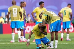 La imagen de una nueva decepción mundialista de Brasil.