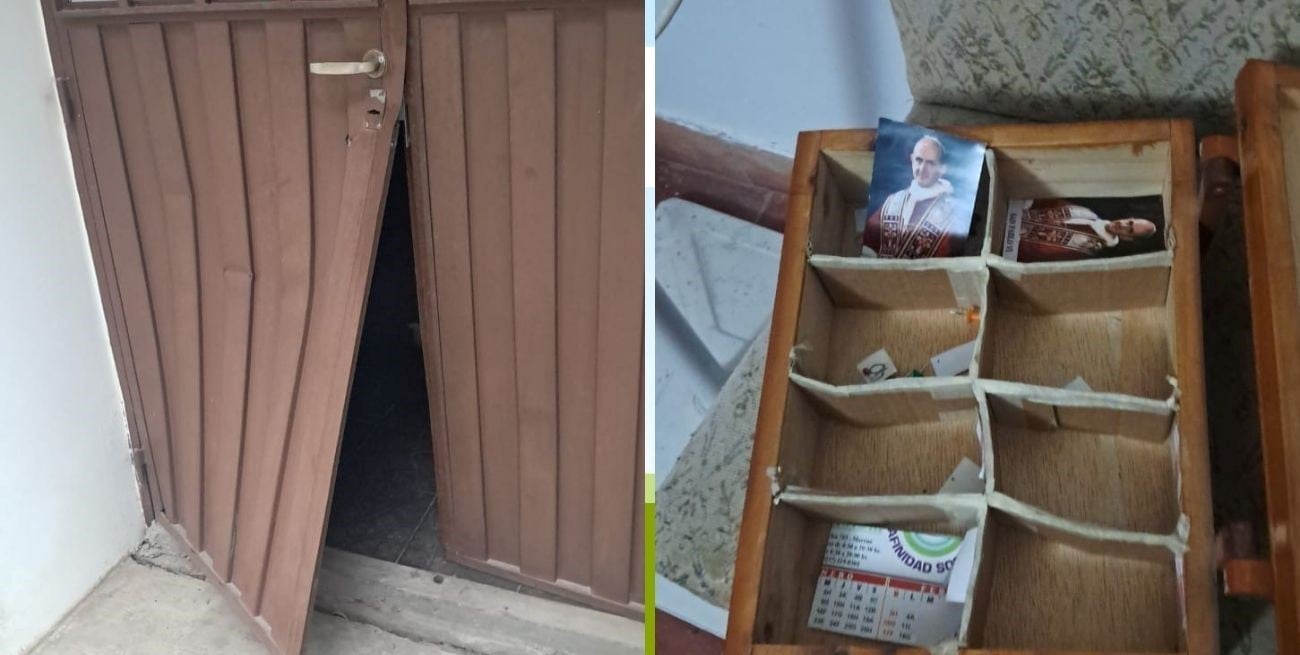 Robo y destrozos en la capilla San Benito Abad de Villa California