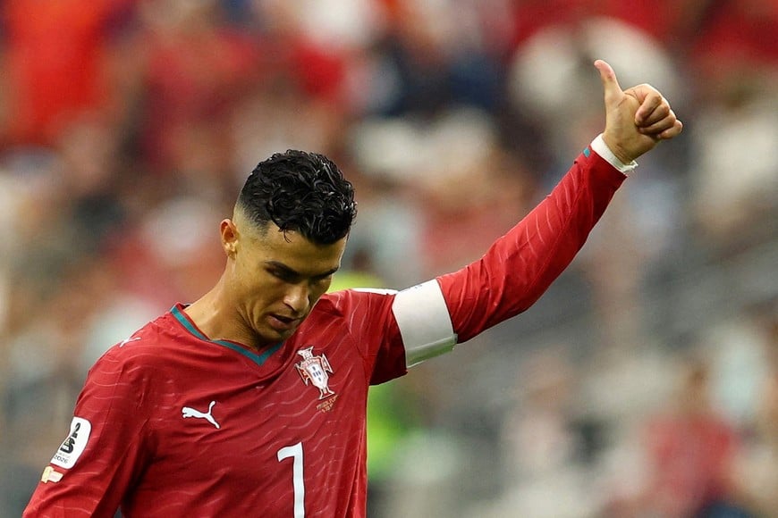 Soccer Football - FIFA World Cup 2026 - Round of 16 - Portugal v Spain - Dallas Stadium, Arlington, Texas, U.S. - July 6, 2026
Portugal's Cristiano Ronaldo reacts REUTERS/Hannah Mckay TPX IMAGES OF THE DAY