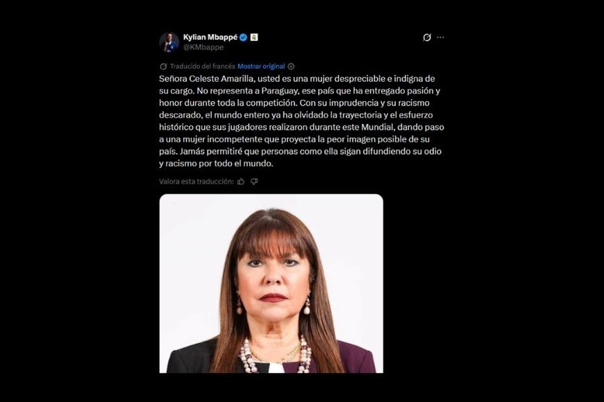Las publicaciones de la legisladora generaron un amplio rechazo por su contenido racista.