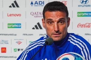 Lionel Scaloni en la previa del choque ante Egipto. Crédito: Fernando Nicola