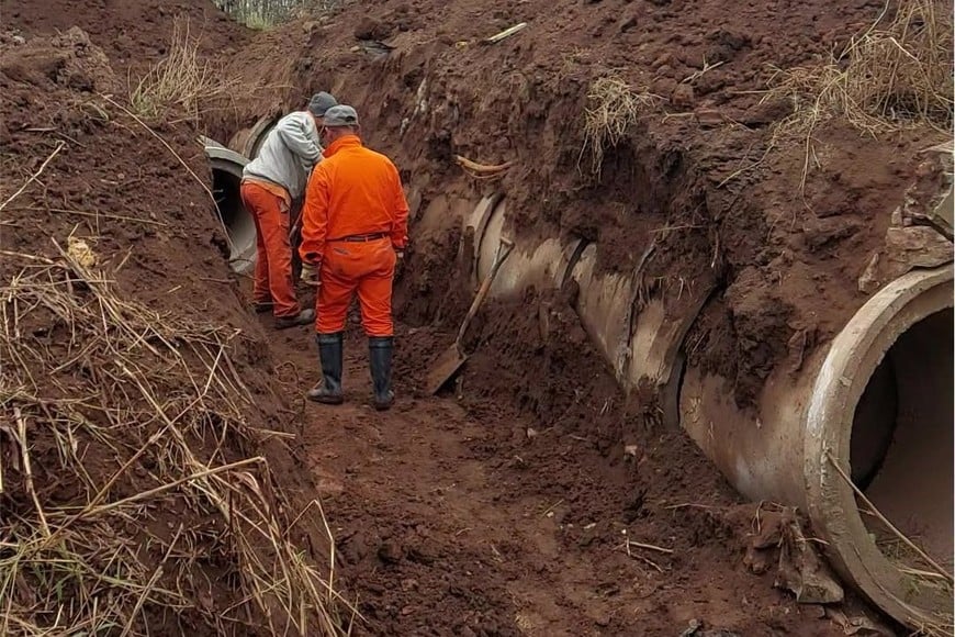 Obras de infraestructura en Sunchales: avanzan mejoras en caminos rurales y en la red cloacal de la ciudad