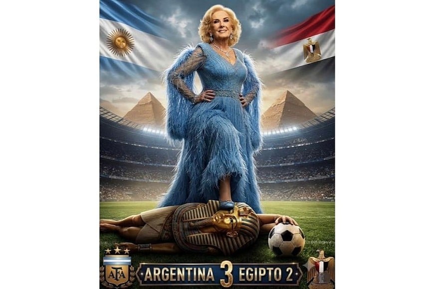 Antes y después del partido, los memes de Mirtha coparon las redes sociales.