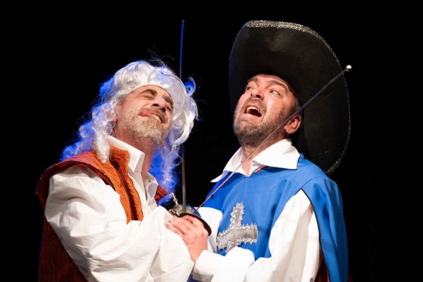Federico Kessler y Camilo Céspedes en “Moscateros”.