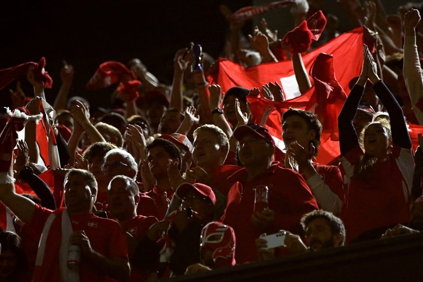 Soccer Football - FIFA World Cup 2026 - Round of 32 - Switzerland v Algeria - BC Place, Vancouver, Canada - July 2, 2026
Switzerland fans in the stands IMAGN IMAGES via Reuters/Simon Fearn