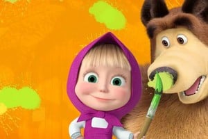 La serie sigue las aventuras de Masha, una niña inquieta, curiosa e hiperactiva que mantiene una entrañable amistad con un oso retirado del circo. Foto: Gentileza Animaccord