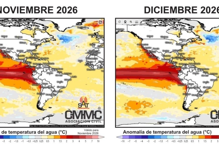 Una "mancha" roja que se mantiene, a lo largo del tiempo.
