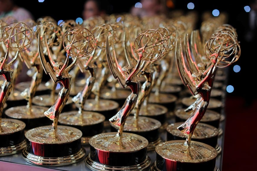 69th Primetime Emmy Awards – Show – Los Angeles, California, U.S., 17/09/2017 - View of awards to be presented during the show. REUTERS/Mike Blake los angeles eeuu entrega de los premios emmy 2017 premio a las mejores producciones de television estatuillas premio estatuilla