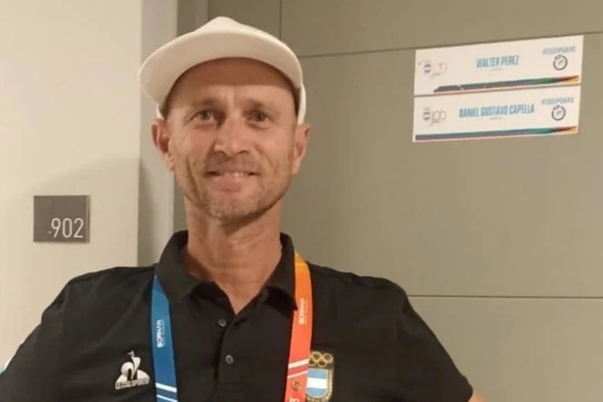 Daniel Capella, entrenador del seleccionado argentino y ciclista olímpico.