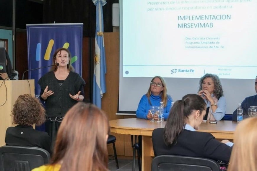 Andrea Uboldi, explicó que la actividad estuvo orientada a actualizar conocimientos