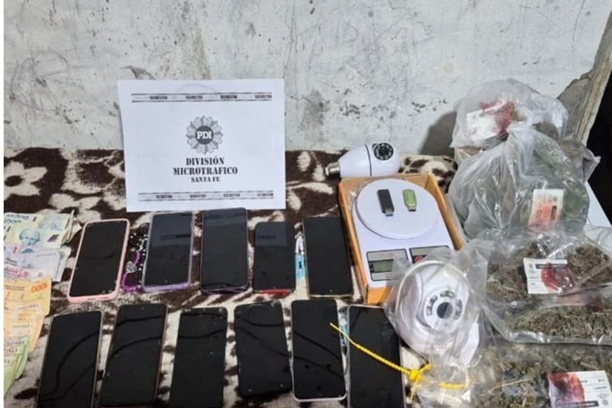 Los elementos tecnológicos secuestrados por la PDI